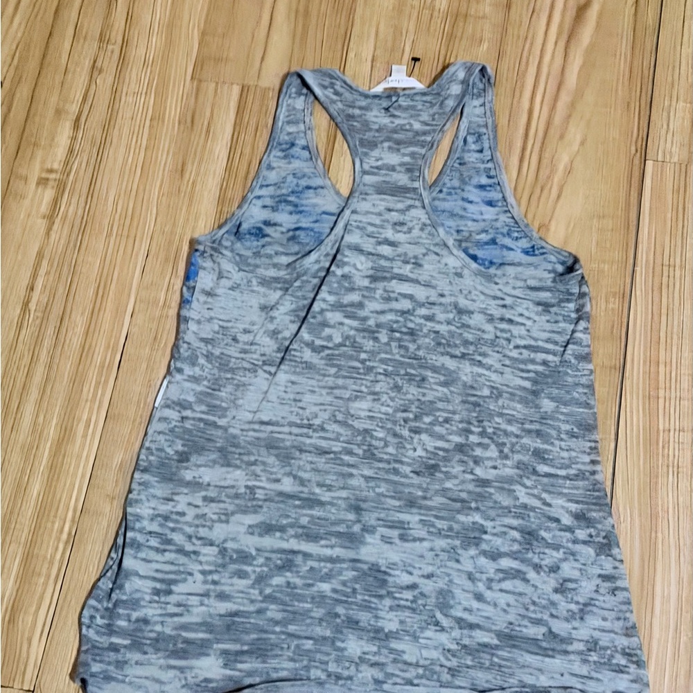 Charlies Blue and Gray Women's Tank Top - Picture 7 of 9